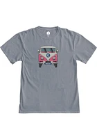 Rally Kansas City Womens Grey VW Bus Short Sleeve T-Shirt