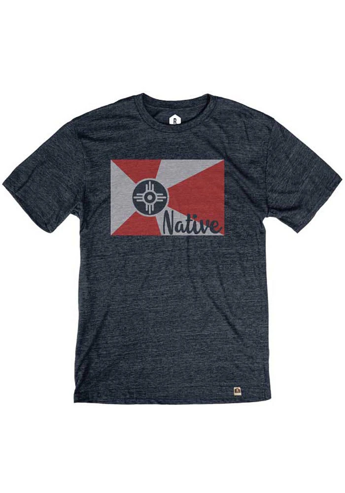 Rally Wichita Navy Blue Native Short Sleeve Fashion T Shirt