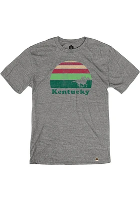 Rally Kentucky Grey Sunset Icon Short Sleeve Fashion T Shirt