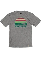 Rally Kentucky Grey Sunset Icon Short Sleeve Fashion T Shirt
