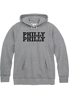 Rally Philadelphia Mens Grey Philly Long Sleeve Hoodie