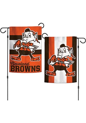 Cleveland Browns Brownie 2-Sided Garden Flag - Orange