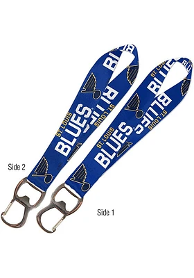 St Louis Blues Bottle Opener Lanyard - Blue