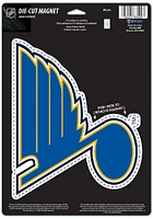 St Louis Blues 6x9 inch Die Cut Car Magnet - Blue