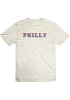 Rally Philadelphia Oatmeal Block Short Sleeve Fashion T Shirt