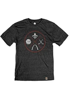 Rally St Louis Black St. Circle Icons Short Sleeve Fashion T Shirt