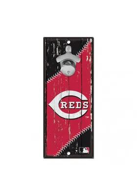 Cincinnati Reds 5X11 Bottle Opener Sign