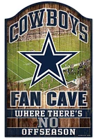 Dallas Cowboys 11x17 Fan Cave Sign - Blue