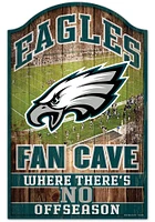 Philadelphia Eagles 11x17 Fan Cave Sign - Kelly Green