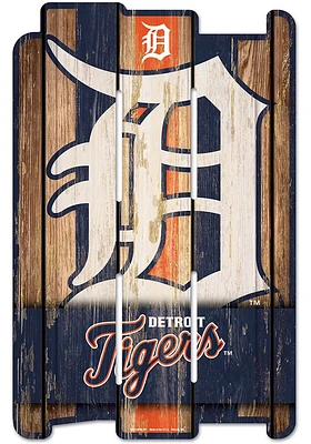 Detroit Tigers 11x17 Vertical Plank Sign -