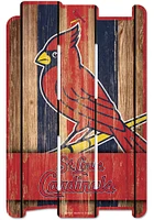 St Louis Cardinals 11x17 Vertical Plank Sign - Brown