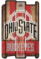 Ohio State Buckeyes 11x17 Vertical Plank Sign