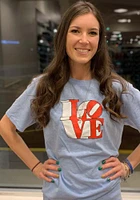 Rally Philadelphia Light Blue Love Short Sleeve Fashion T Shirt