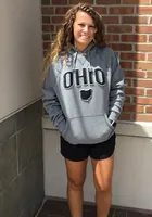 Ohio Grey State Long Sleeve Fleece Hood Sweatshirt