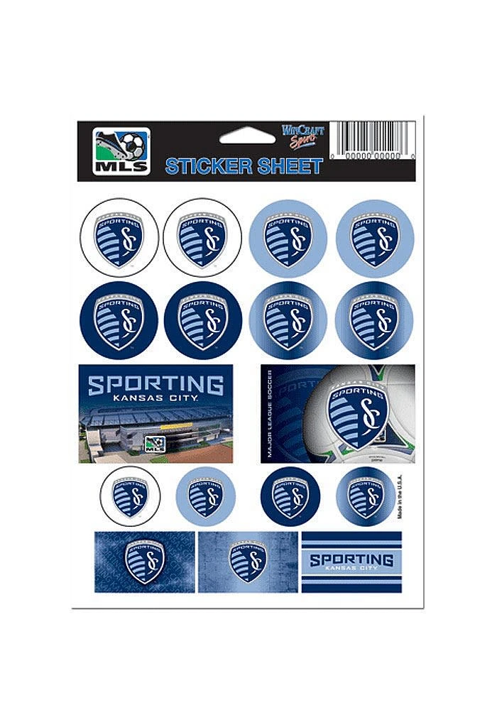 Sporting Kansas City 5x7 Souvenir Stickers - Navy Blue