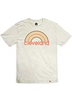 Cleveland Oatmeal Retro Rainbow Short Sleeve T Shirt