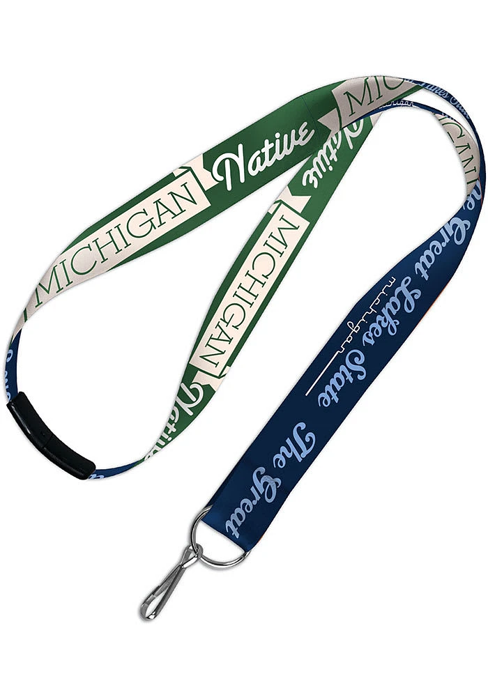Michigan State Lanyard - Blue