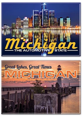 Michigan 2X3 2PK Magnet