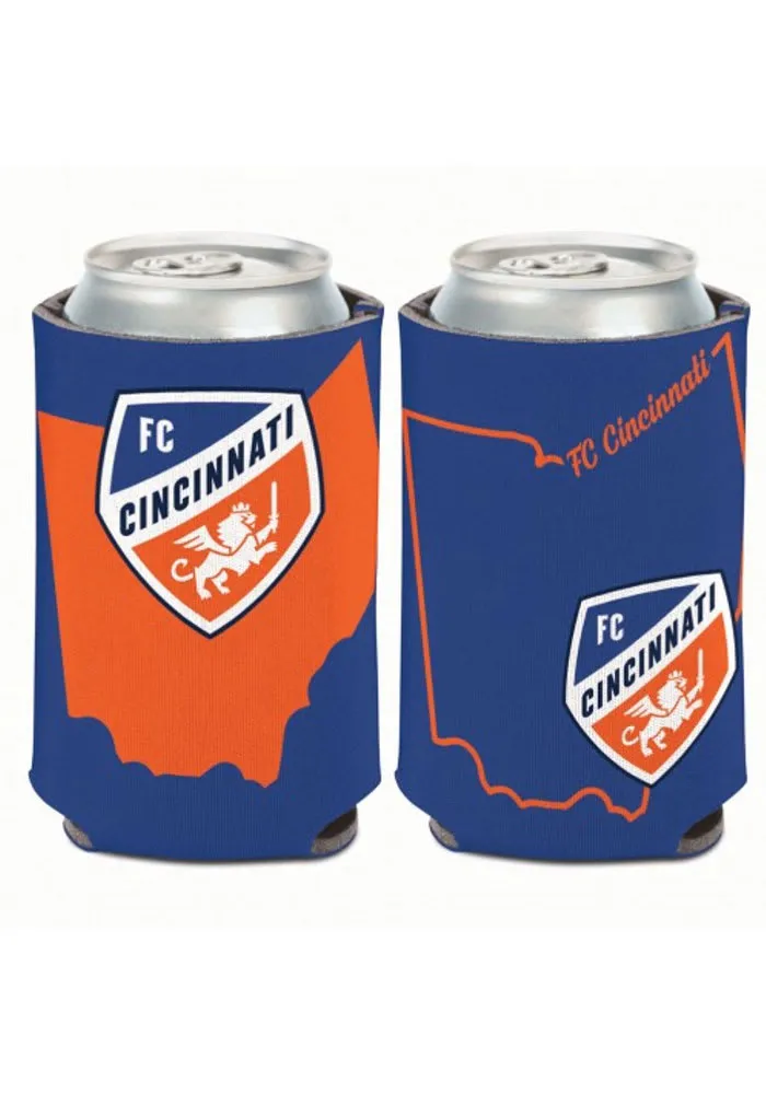 FC Cincinnati State Shape 12oz Can Cooler Coolie