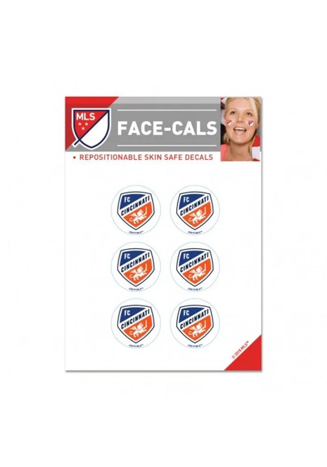 FC Cincinnati Face-Cals Tattoo