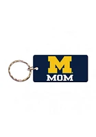 Michigan Wolverines Mom Keychain - Blue