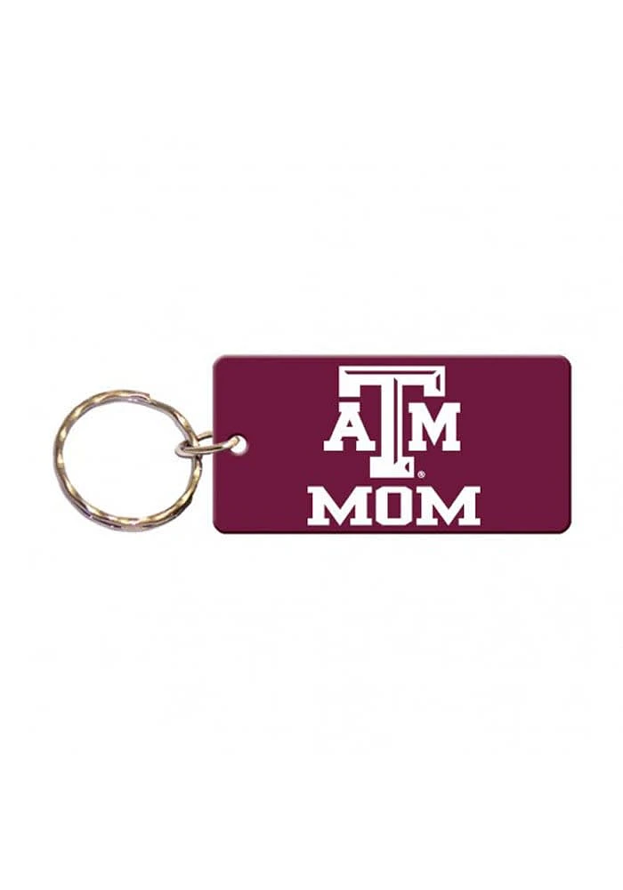 Texas A&M Aggies Mom Keychain - Red