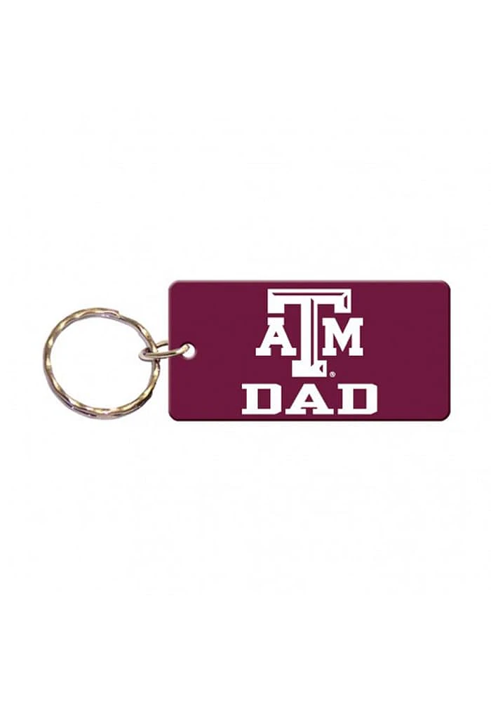 Texas A&M Aggies Dad Keychain - Red