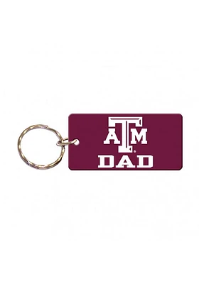 Texas A&M Aggies Dad Keychain - Red