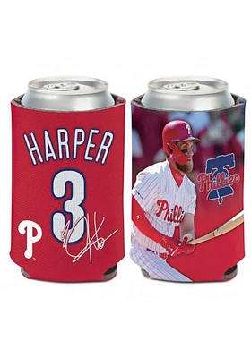 Philadelphia Phillies Bryce Harper Name and Number 12oz Can Coolie