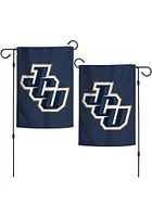 John Carroll Blue Streaks 12x18 inch 2-Sided Garden Flag - Blue