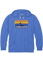 Rally Chicago Mens Skyline Long Sleeve Hoodie