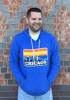 Rally Chicago Mens Skyline Long Sleeve Hoodie
