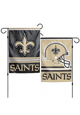 New Orleans Saints 12x18 inch 2-Sided Garden Flag - Gold