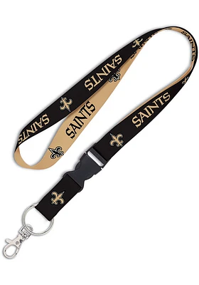 New Orleans Saints 1 inch Lanyard - Gold
