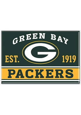 Green Bay Packers 2.5x3.5 Metal Magnet