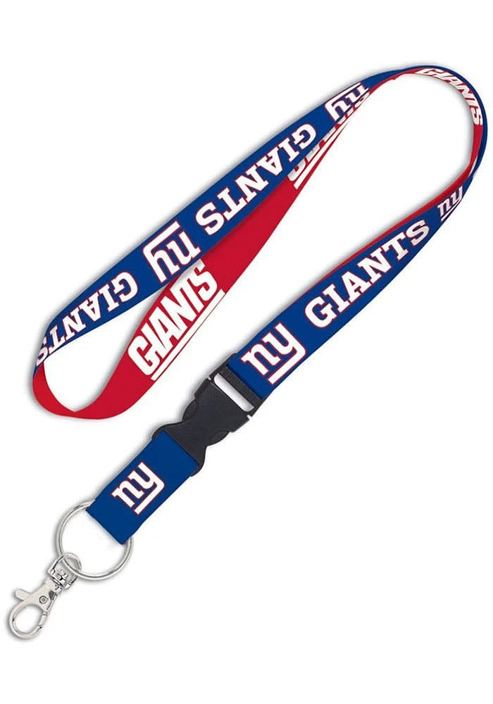 New York Giants 1 inch Lanyard - Red