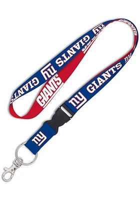 New York Giants 1 inch Lanyard - Red