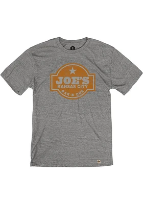 Rally Kansas City Grey Joes BBQ Short Sleeve Fashion T Shirt