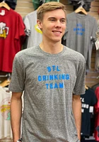 Rally St Louis Grey Drinking Team Short Sleeve Fashion T Shirt