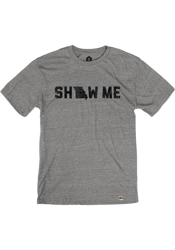 Rally Missouri Grey Show Me Short Sleeve Fashion T Shirt