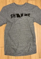 Rally Missouri Grey Show Me Short Sleeve Fashion T Shirt