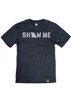 Rally Missouri Navy Blue Show Me Short Sleeve Fashion T Shirt