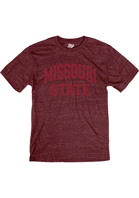Missouri State Bears Maroon Arch Team Name Short Sleeve Fashion T Shirt