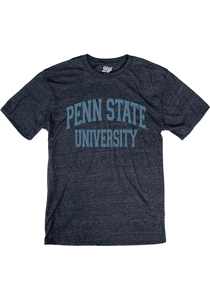 Penn State Nittany Lions Navy Blue Arch Team Name Short Sleeve Fashion T Shirt