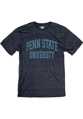 Penn State Nittany Lions Navy Blue Arch Team Name Short Sleeve Fashion T Shirt