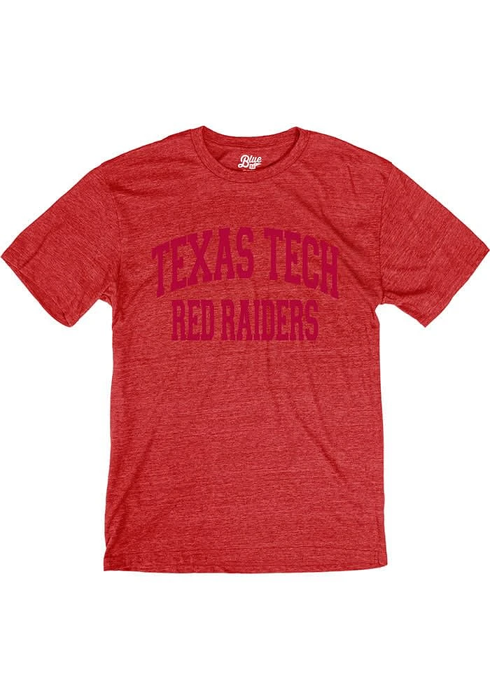 Texas Tech Red Raiders Arch Team Name Short Sleeve Fashion T Shirt