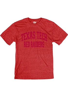 Texas Tech Red Raiders Arch Team Name Short Sleeve Fashion T Shirt