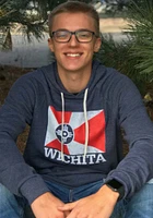 Rally Wichita Mens Navy Blue City Flag Long Sleeve Hoodie