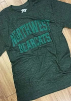 Northwest Missouri State Bearcats Green Arch Team Name Short Sleeve Fashion T Shirt