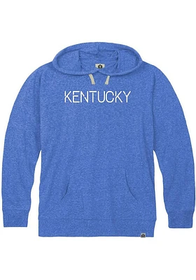 Rally Kentucky Mens Blue Disconnected Long Sleeve Hoodie